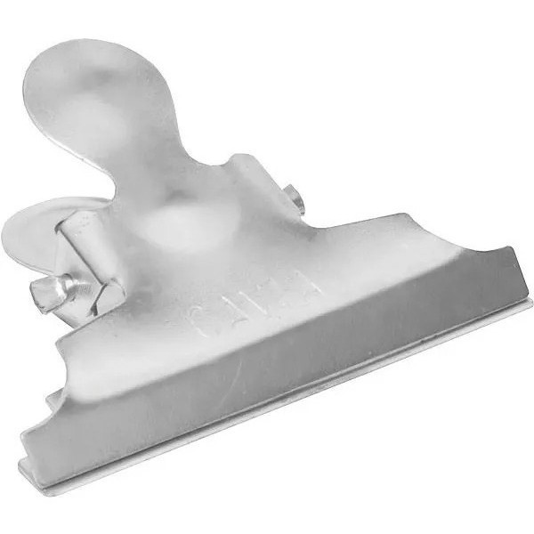 Prendedor De Papel Zincado Grande 95mm - Pacote 12 Unidades