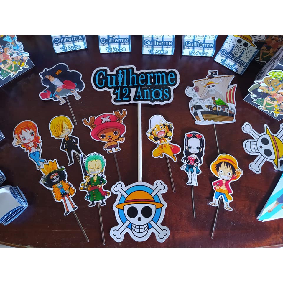 Kit Festa 3d One Piece Aniversário Completo