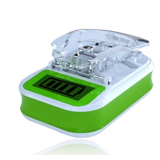 Carregador de bateria USB universal com tela indicadora LCD ANJGG