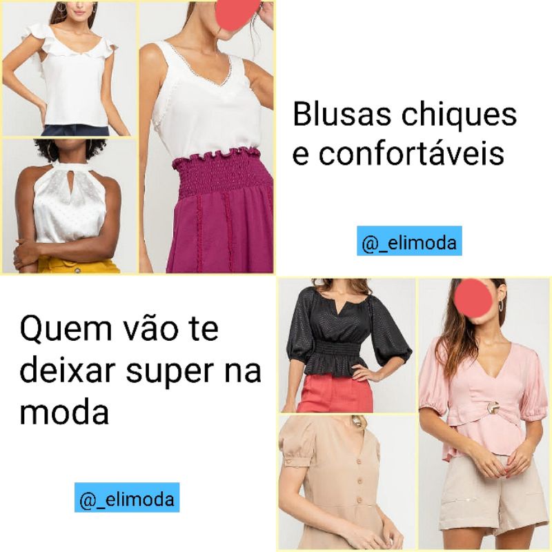 Modelos de hot sale blusas chiques