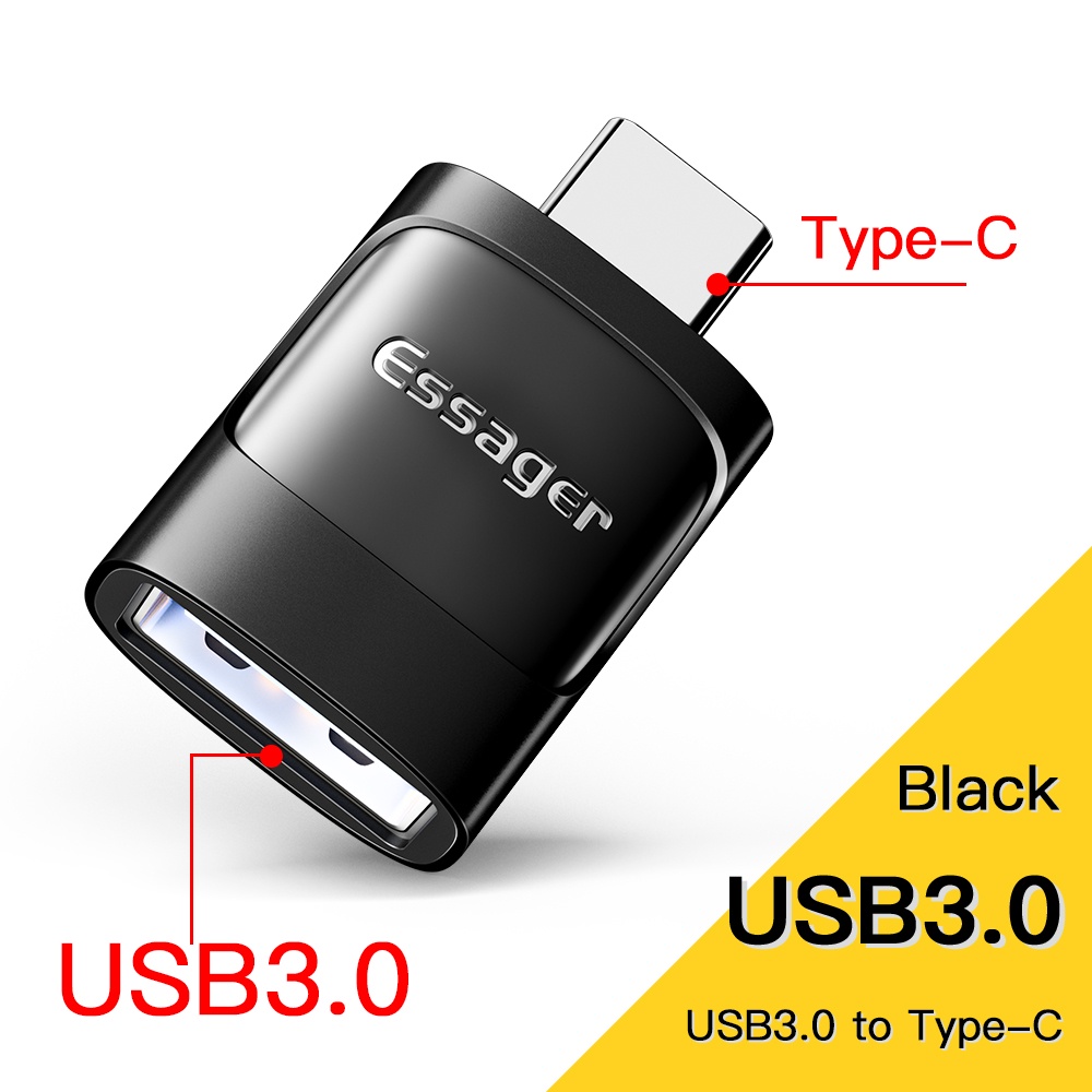 Essa Essager Usb Para Tipo C Mirco Conversor Otg Computador Abs Android Premiumotg Shopee Brasil