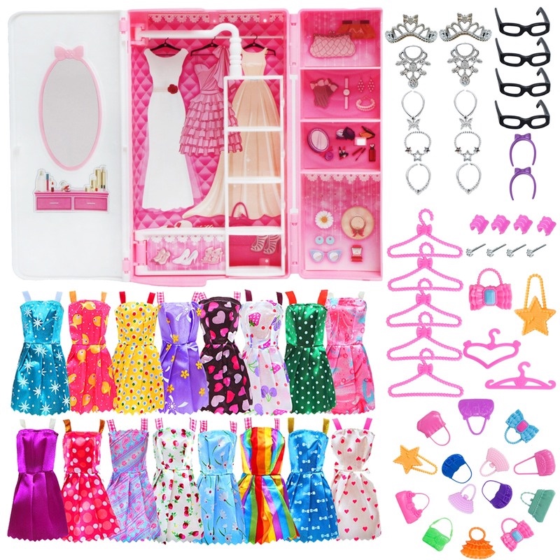 Kit 32 Peças de Roupas e Acessorios para Boneca Barbie em Promoção na  Shopee Brasil 2023