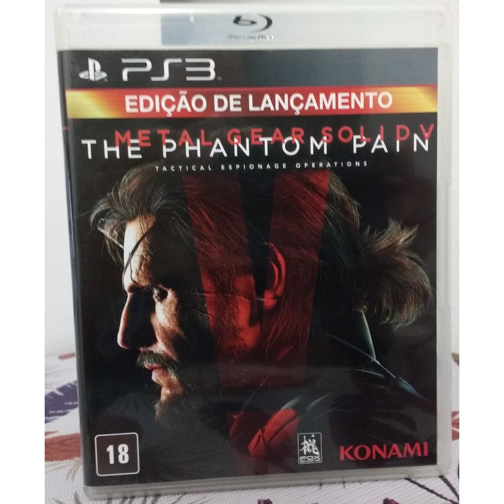 Jogo Metal Gear Solid V The Phantom Pain - Ps3 Mídia Física Usado