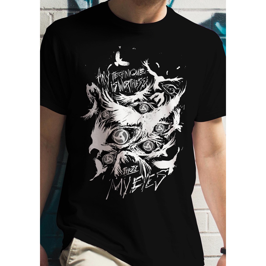 Camiseta Itachi Uchiha Bordado 100% algodão 30.1 Penteado Camisa akatsuki  itachi Anime Naruto - Corre Que Ta Baratinho