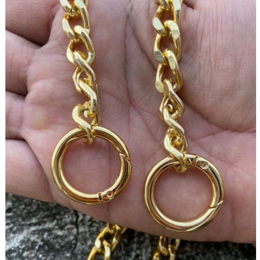 Corrente para Alça de bolsa com Argola Articulada mosquetão