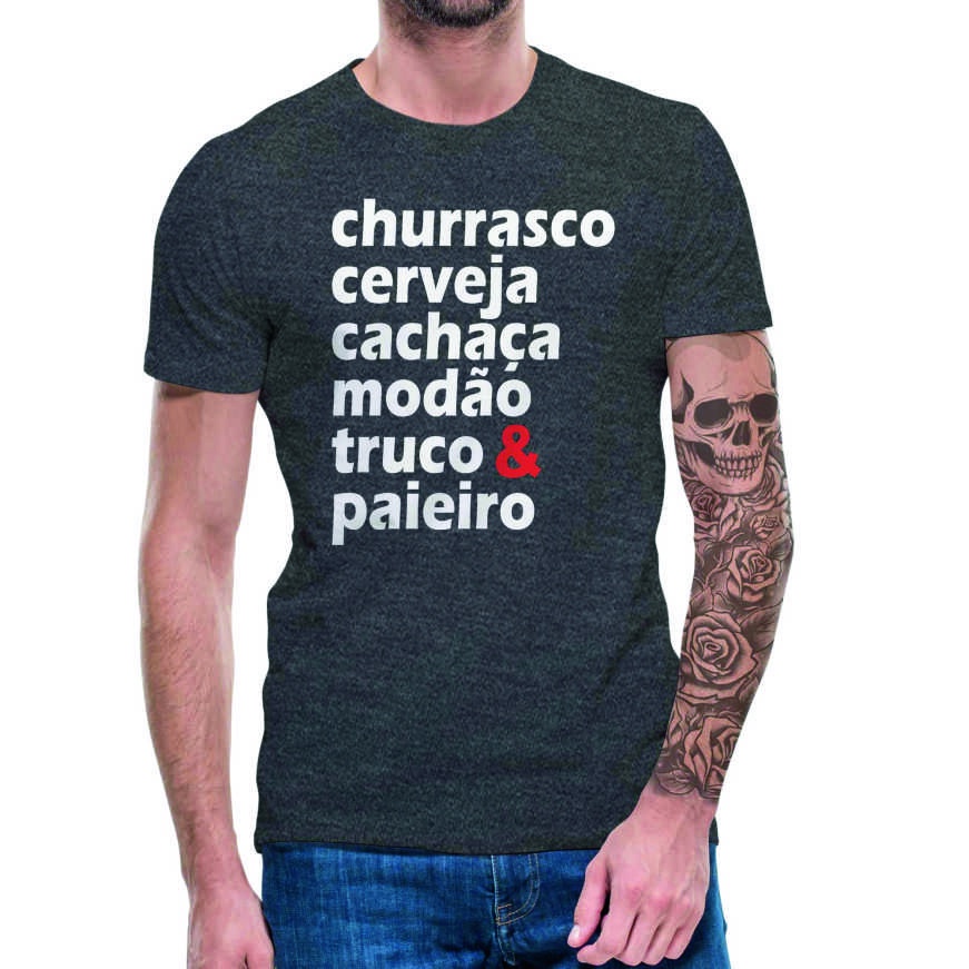 Camiseta Agro Bruto - Cavalo Castanho - Proteção UV 50+ - Play Pesca