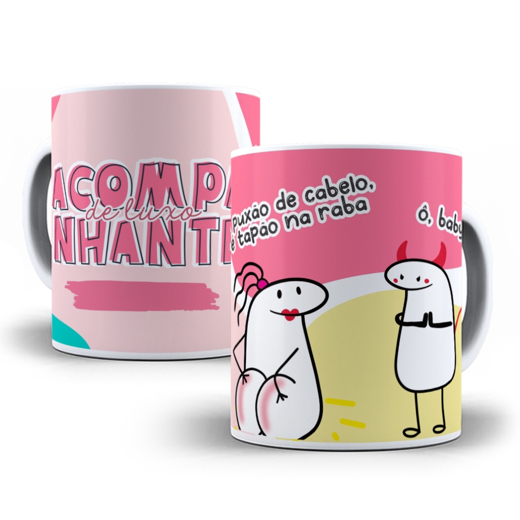 Caneca Flork Profissão Acompanhante de Luxo | Shopee Brasil