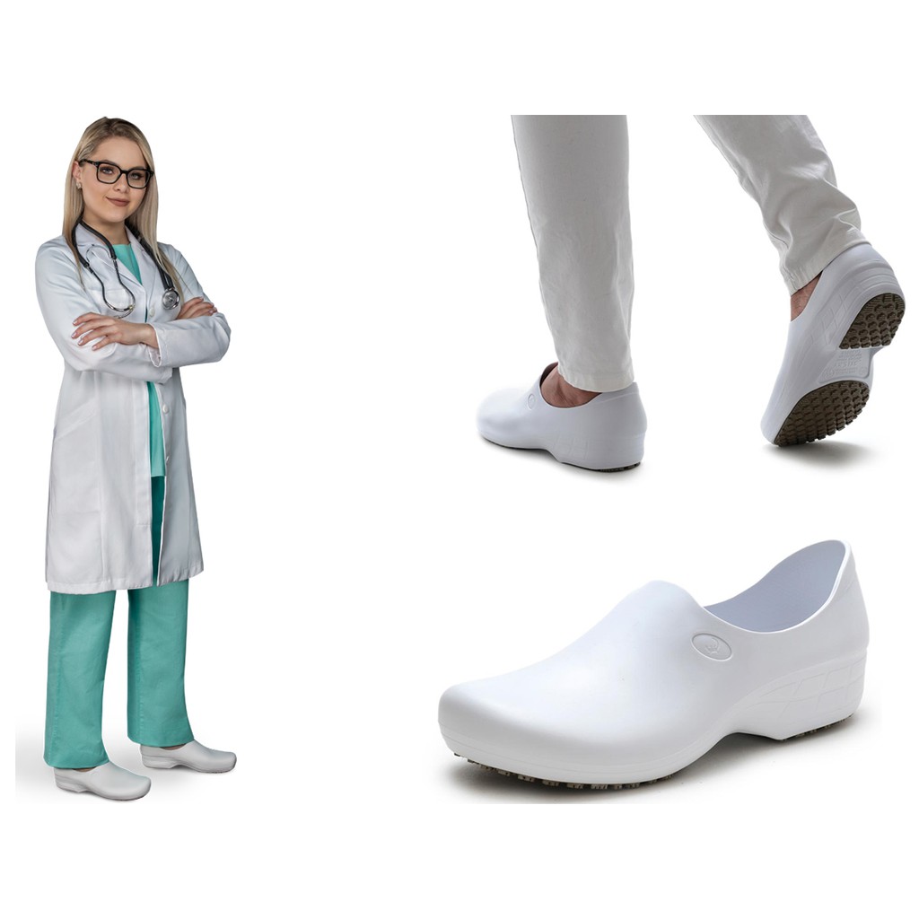 Sapato Branco Sapatos Para Area Da Saude Sapatos Femininos Para