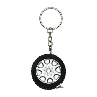 Kit 50 Chaveiro Trena Formato Pneu De 1M Para Lembrancinha de Festa