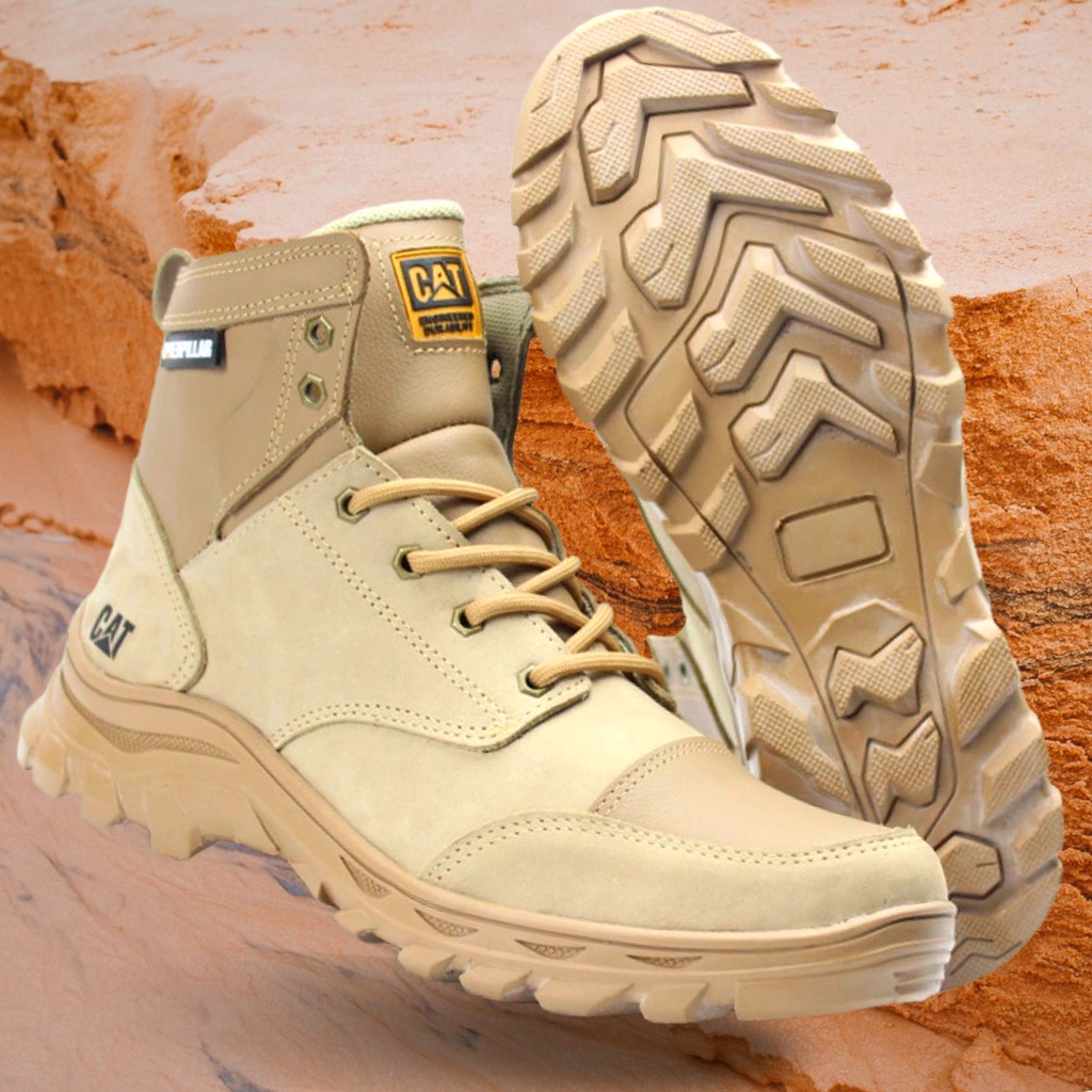 Bota Coturno Caterpillar Adventure Original Amarelo