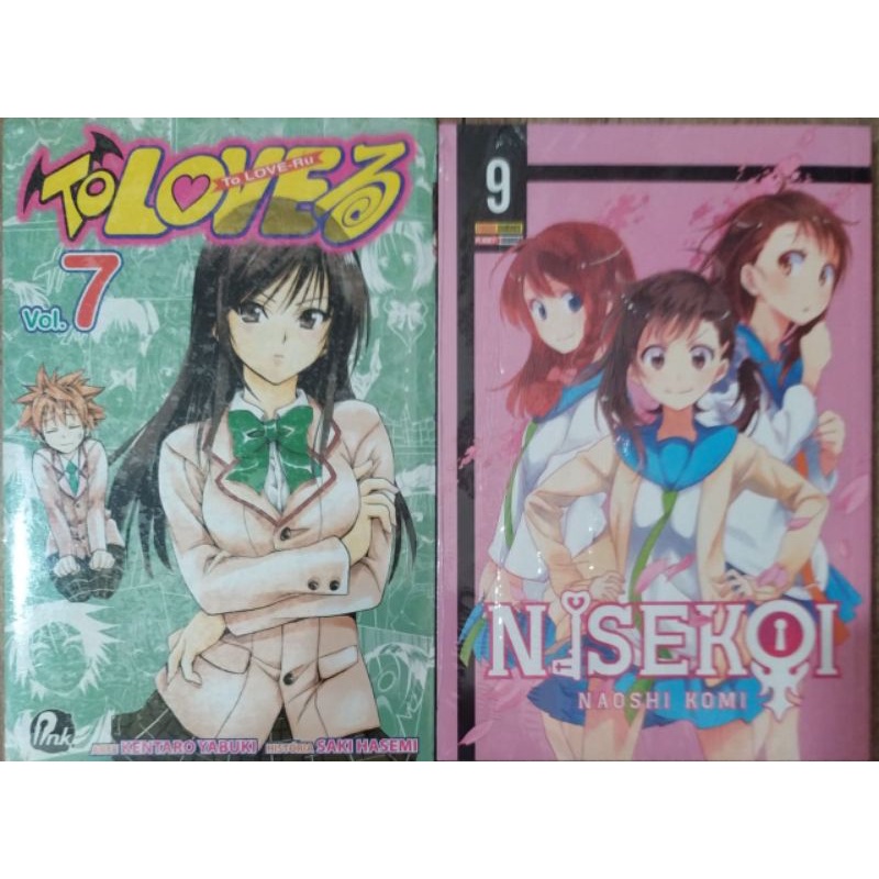to Love ru 7 / nisekoi 9 - kit 2 mangás novos e lacrados | Shopee Brasil