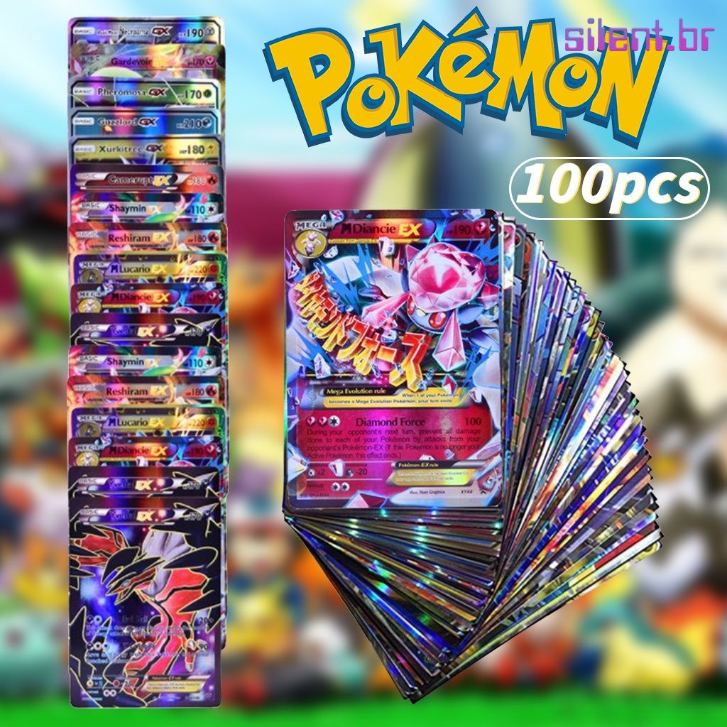 Lote de 10 Cartas Gx e Vmax Pokemons Lendários, Brinquedo Pokemon Usado  88042780