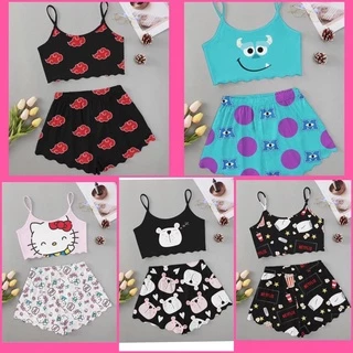 pijama de ondinha - conjunto dormir - Baby doll sale hot