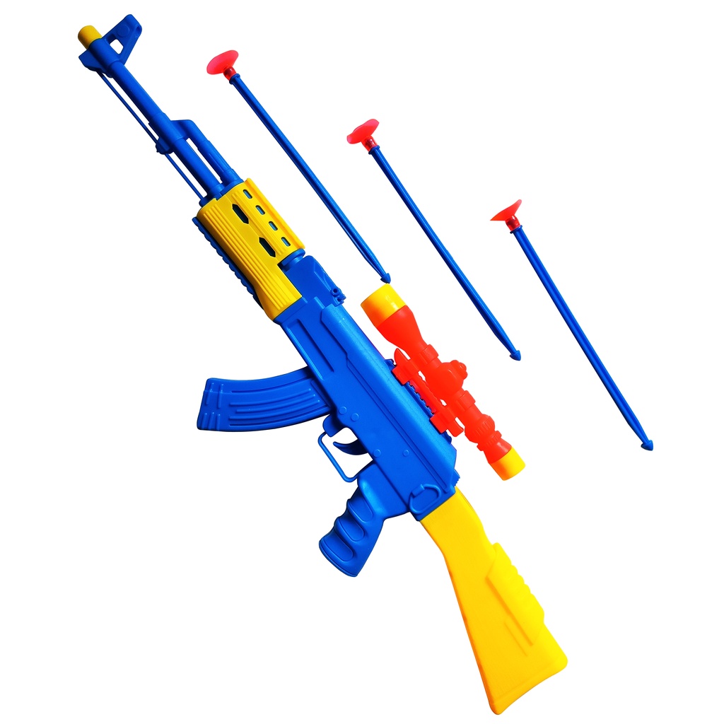 Lanca Dardos Tipo Nerf Arminha De Brinquedo Rifle Em Ação