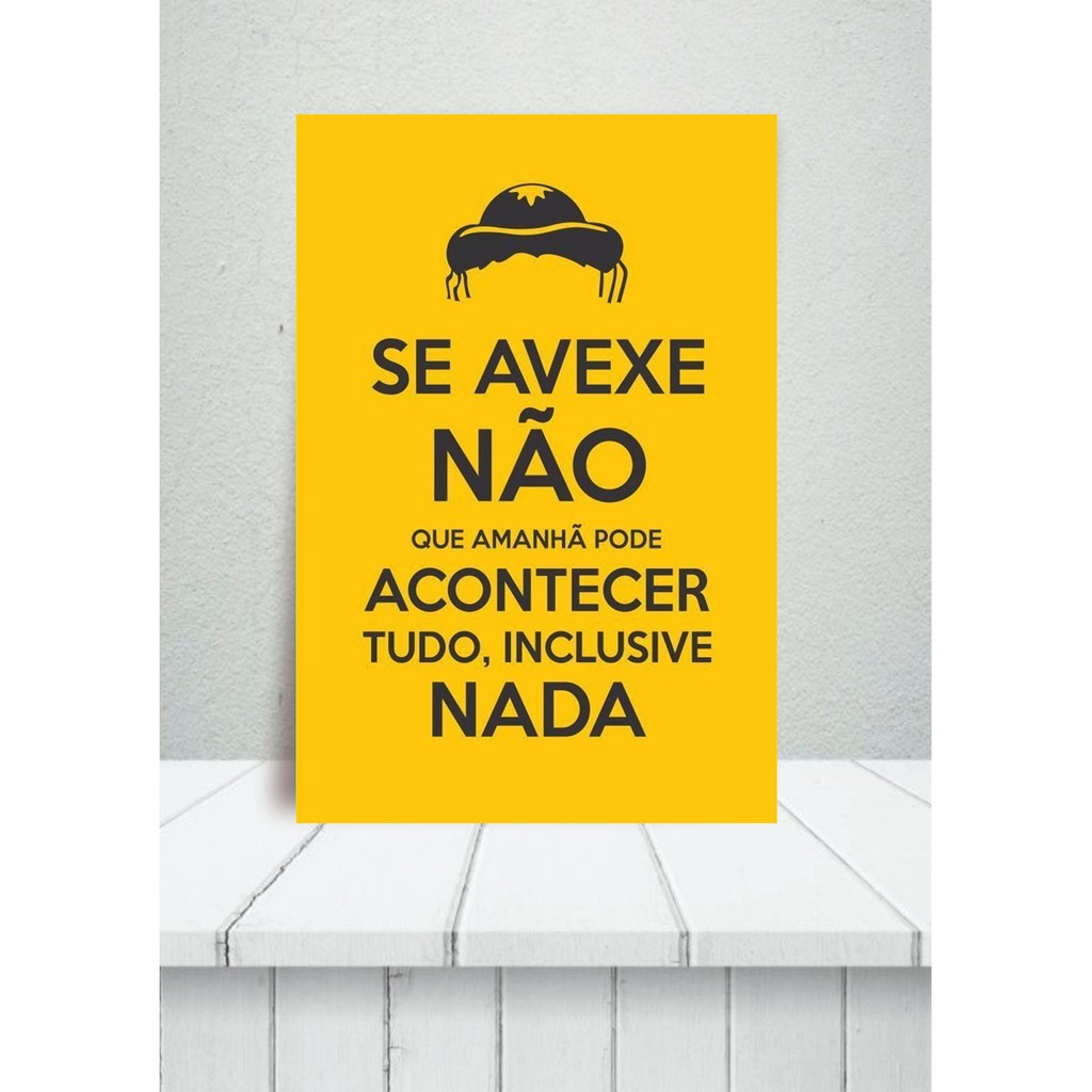 Quadro Nordeste Se Avexe Não Decorativo Placa MDF 20X30 4k | Shopee Brasil