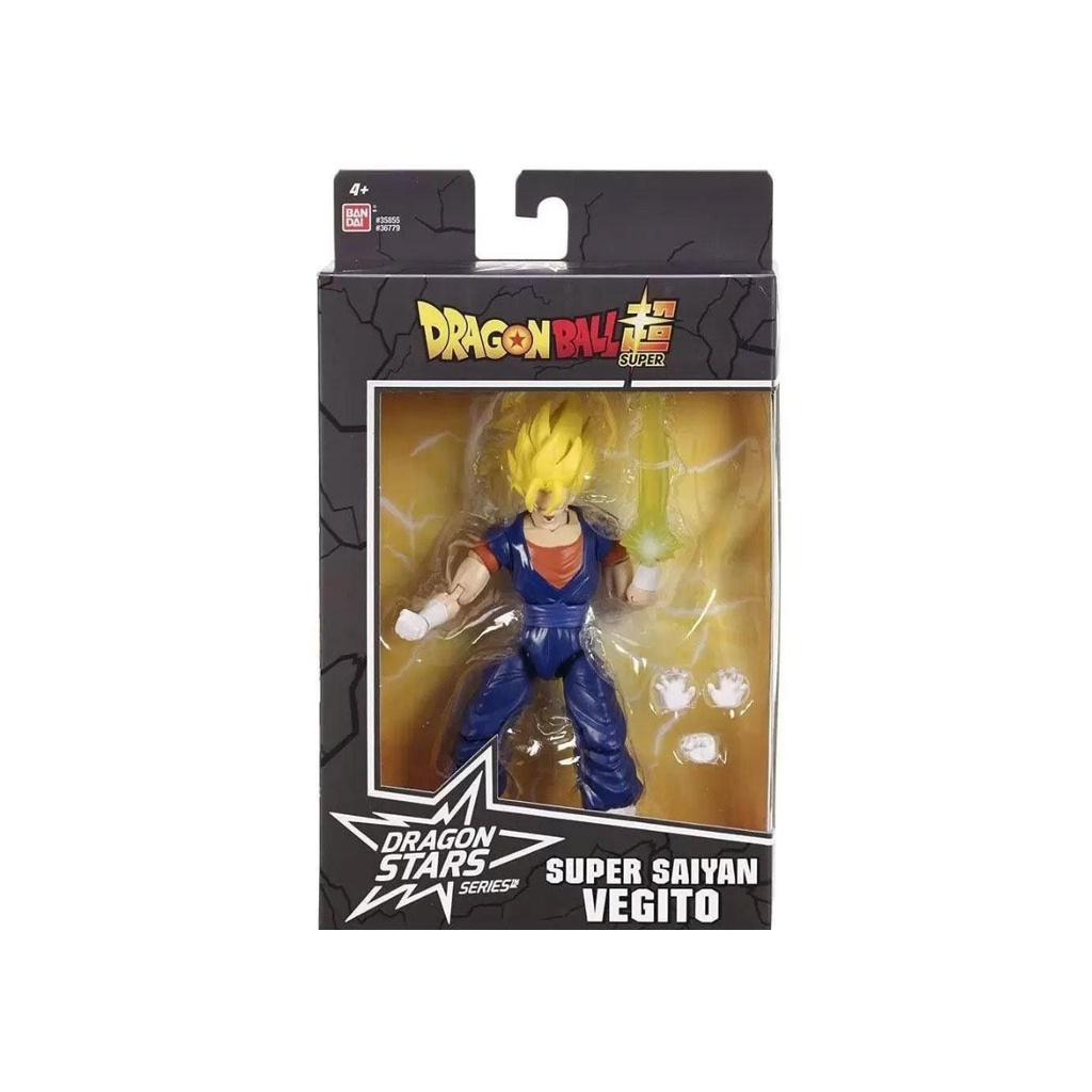 Goku Super Hero Dragon Ball Stars Bandai - Fun F0103-5 em Promoção