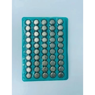 50 Pilhas Baterias Lr44 Alcalina Elgin 1 Cartela