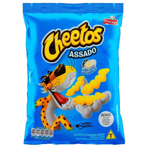 Muito bom diaaa! Salgadinho cheetos requeijão, só 0,10 cada, DEZ