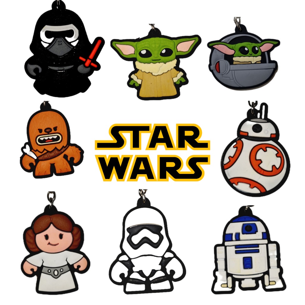 CHAVEIRO EMBORRACHADO -- PERSONAGENS STARWARS - BABY YODA - DARTH VADER