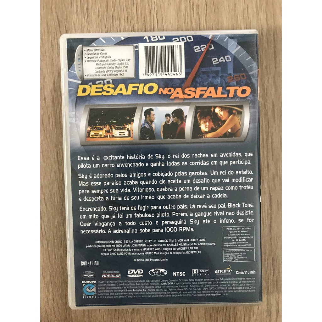Dvd Feras do Asfalto ou Desafio no Asfalto | Shopee Brasil
