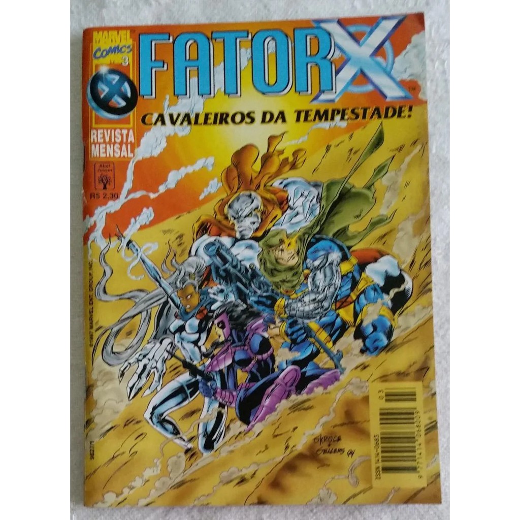 Hq Fator X Nº3 Cavaleiros Da Tempestade - Gibi - Quadrinhos - Marvel Comics  | Shopee Brasil