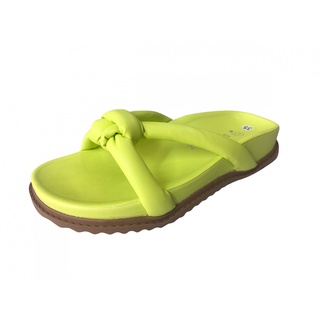 Sandália Papete Birken Tamanco Chinelo Verde Limão