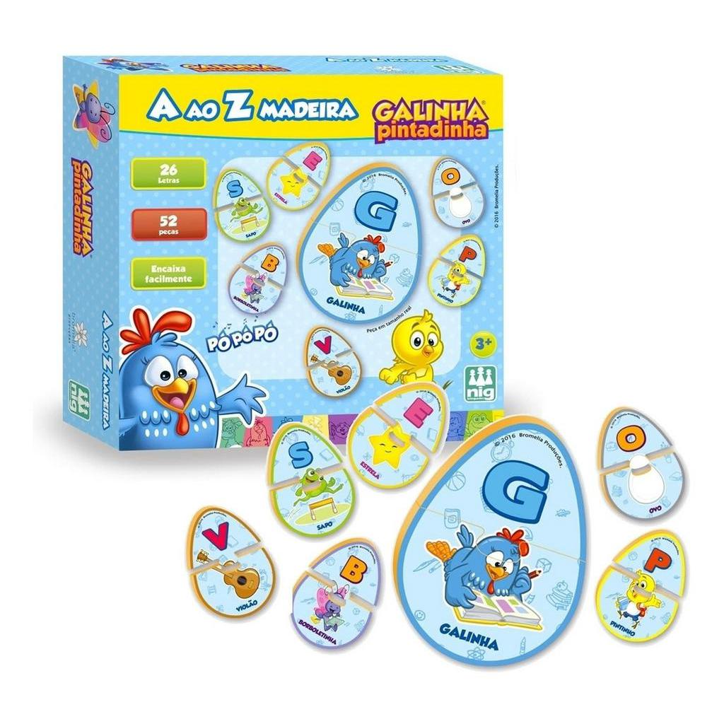 Jogo Didático Para Para Bebê Galinha Pintadinha Alfabeto | Shopee Brasil