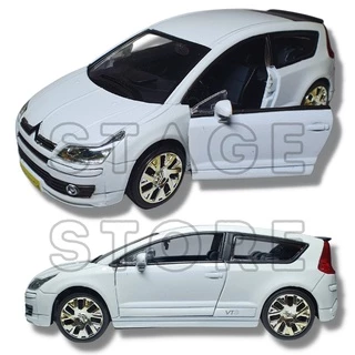 Miniatura De Ferro Citroën C4 VTR VTS Com Luz E Som 12cm 1:36