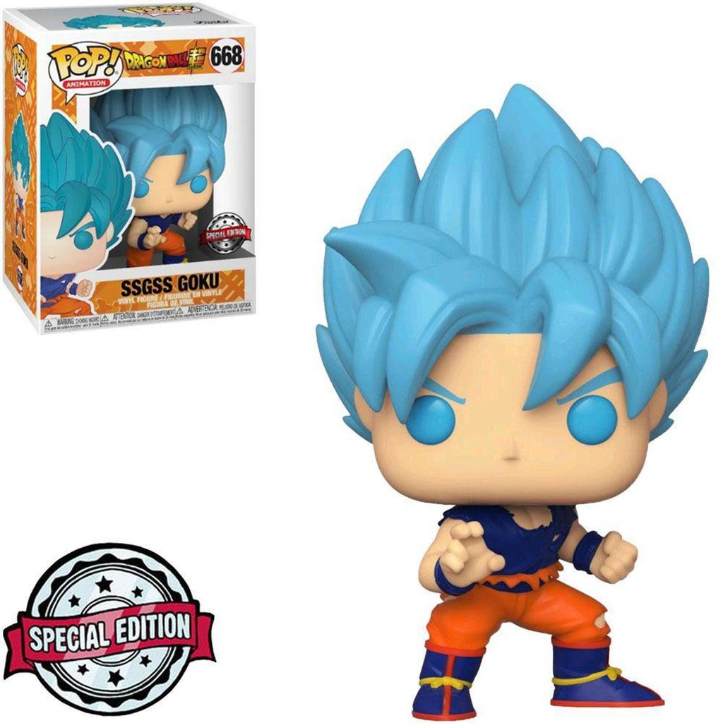 Mini Estátua Goku Super Sayajin Blue: Dragon Ball Super - Toyshow Tudo de  Marvel DC Netflix Geek Funko Pop Colecionáveis