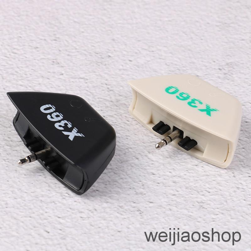 Fone De Ouvido mic audio converter adapter Controlador Para xbox 360