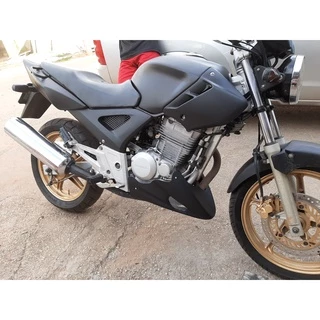 Kit para CBX Twister 250, Protetor de tanque, Spoiler e Paralama traseiro, no preto fosco.