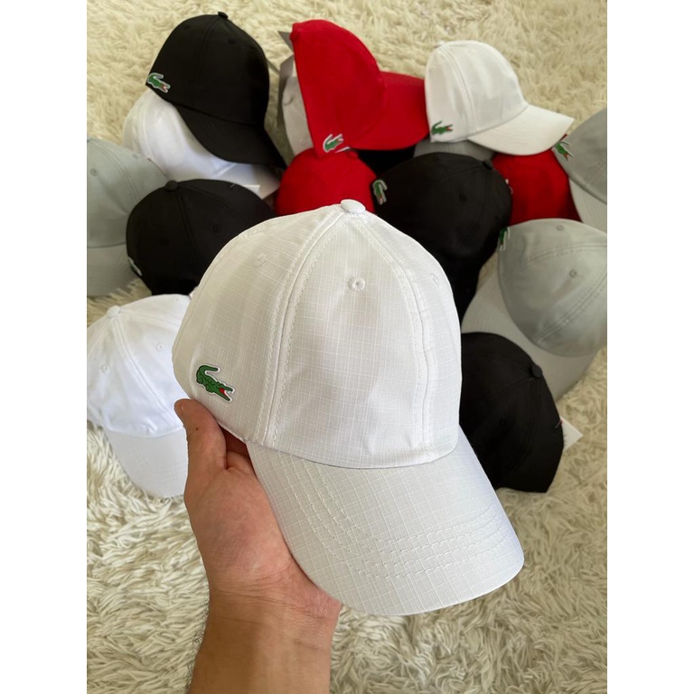 Bone lacoste sport de lado Mc Hariel tactél impermeável aba curva ...