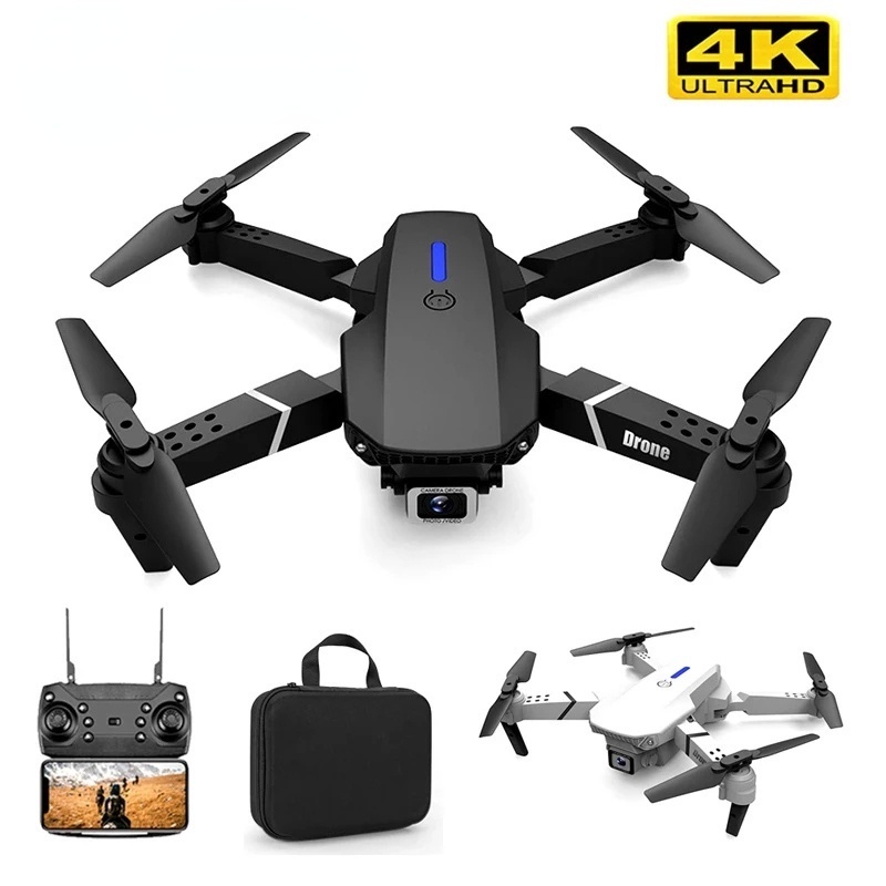 E88 Pro Drone 4K HD Dual Camera Posicionamento 1080P WiFi FPV Nova 2022 ...