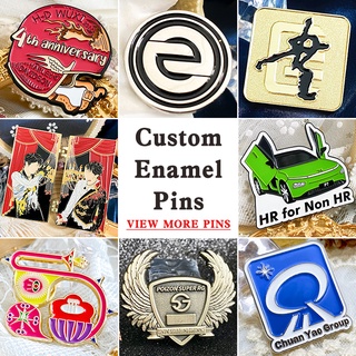 [Mínimo 10pcs] Alfinetes De Esmalte Personalizados Lapela Crachá Sem Mínimo Graduação Rígido Macios Diy Emblema De Alfinete Moeda