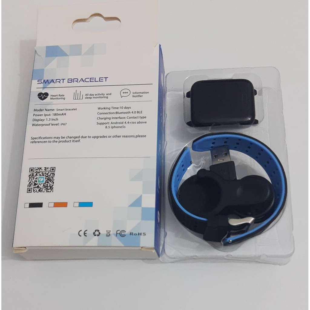 Smart bracelet sustained outlet heart rate app