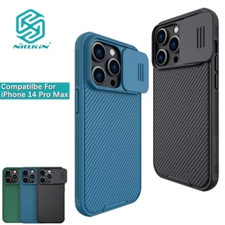 Nillkin Para Apple iPhone 14 Pro Max/14Pro/Plus Camshield PC TPU Protege A Lente De Câmera Deslizante Anti-Impacto Capa Dura Traseira Do Telefone Protetora