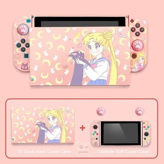 Capa Protetora De Desenho Animado Macio Para Nintendo Switch Com Caixa Plástica TV Dock Shell Acessórios Console De Jogos