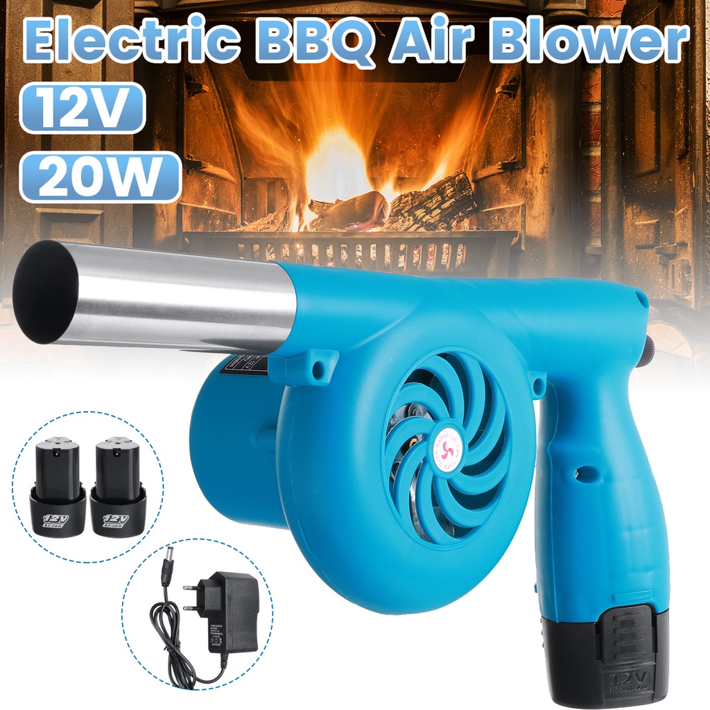Ventilador Sem Fio Para Churrasco Ao Ar Livre Soprador De Elétrico ...
