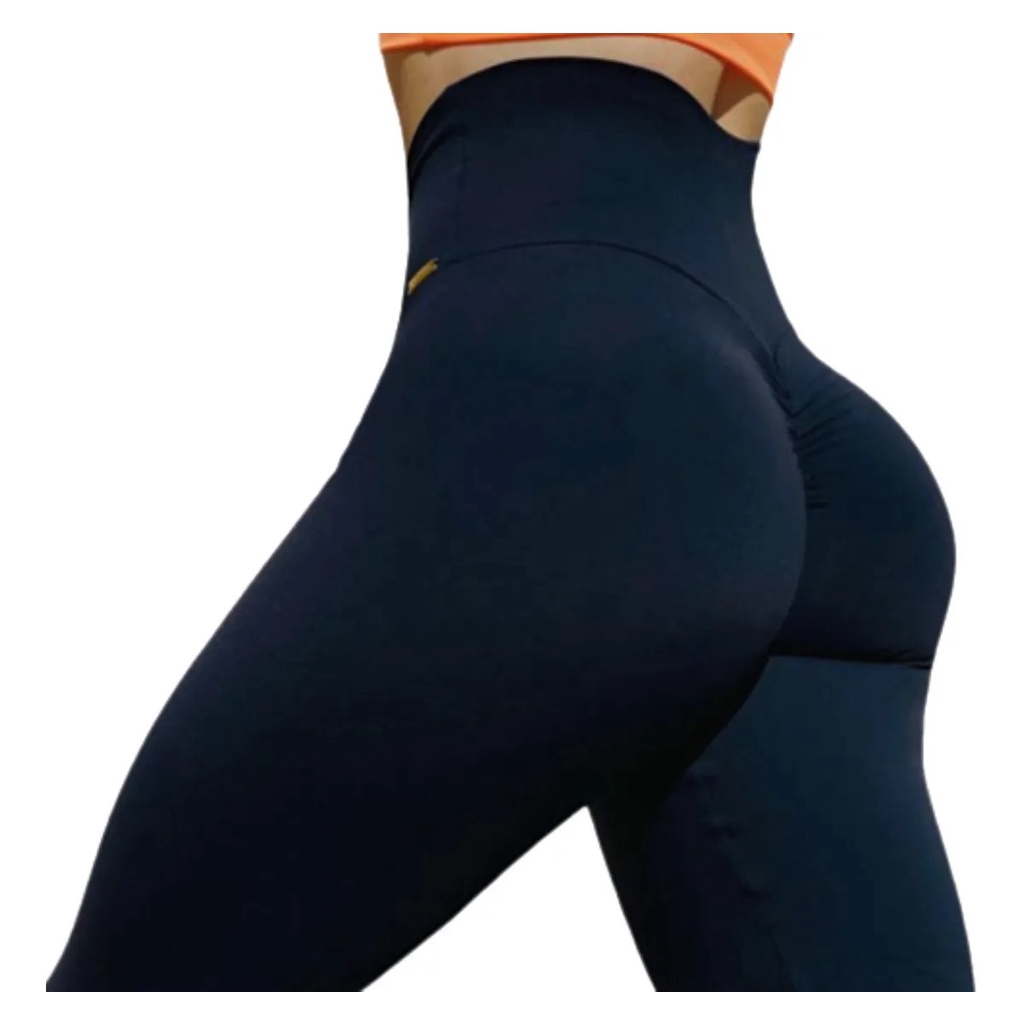 Calça legging best sale com franzido