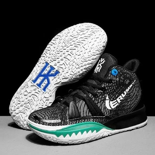 Homens Mulheres calçados casuais calçados casuais calçados esportivos Irving 7 Black White Tema Prático Combate Basquetebol calçados antiderrapantes Absorção de choques HighTop Calçados esportivos masculinos Fricção com Soun