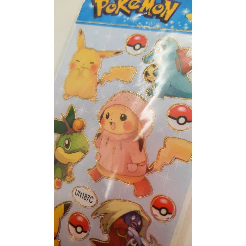 10 cartelas de adesivo pokémon - stiker - sticker - adesivos - figurinha