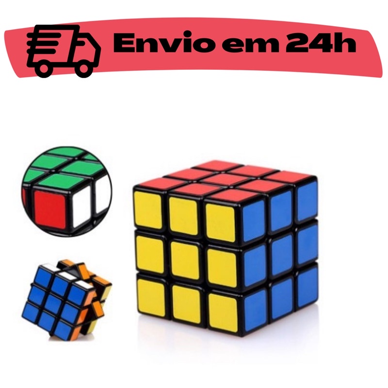 Jogo Cubo Mágico 3x3 - BR1779 Multikids - Real Brinquedos