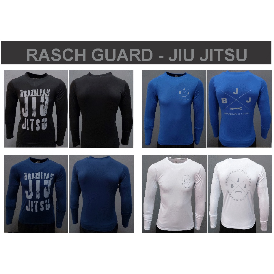 Camisa Compressão Rasch Guard - Jiu Jitsu Segunda Pele - P M G GG XG - PROMOÇÃ0