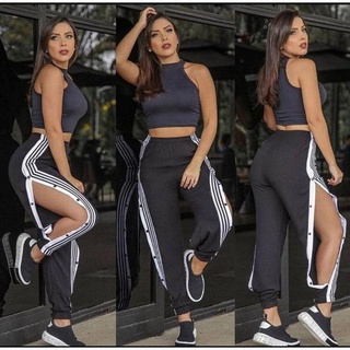 Calça jogger store aberta na lateral