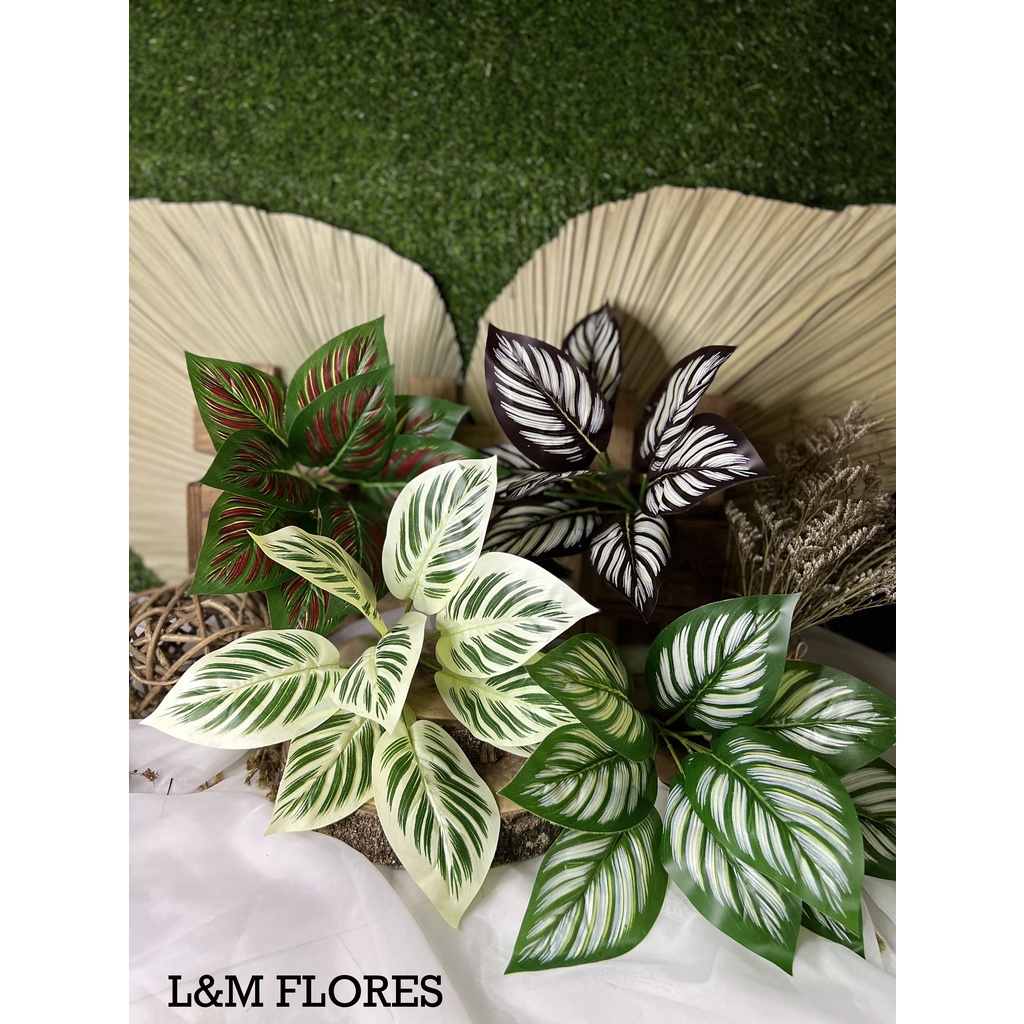 Buquê de Folhagem artificial com 9 folhas ou 11 folhas ideal para para arranjos e decoração de escritório, consultório, loja, casamento, casa, festas e eventos