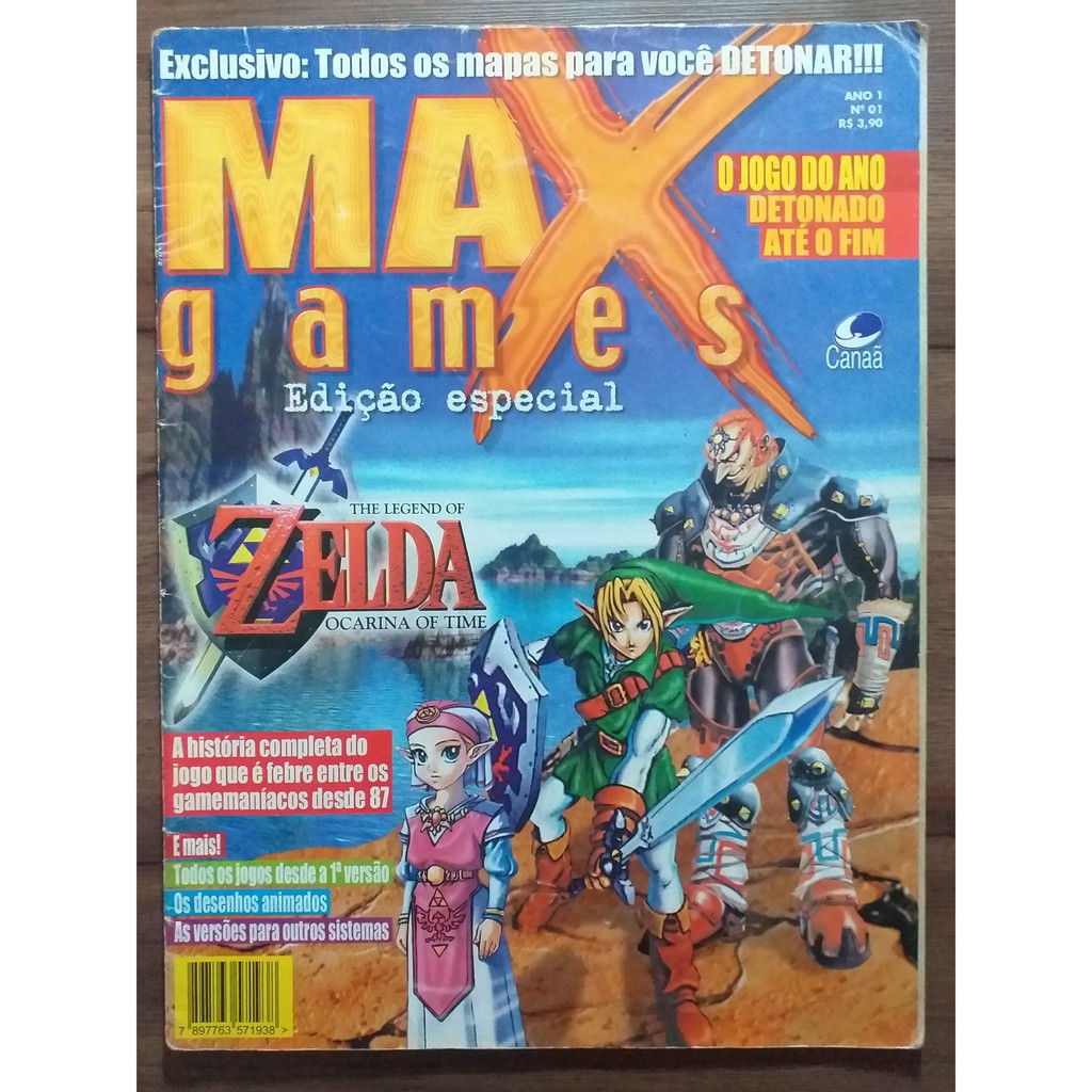 Revista Com Detonado De Zelda Link To The Past