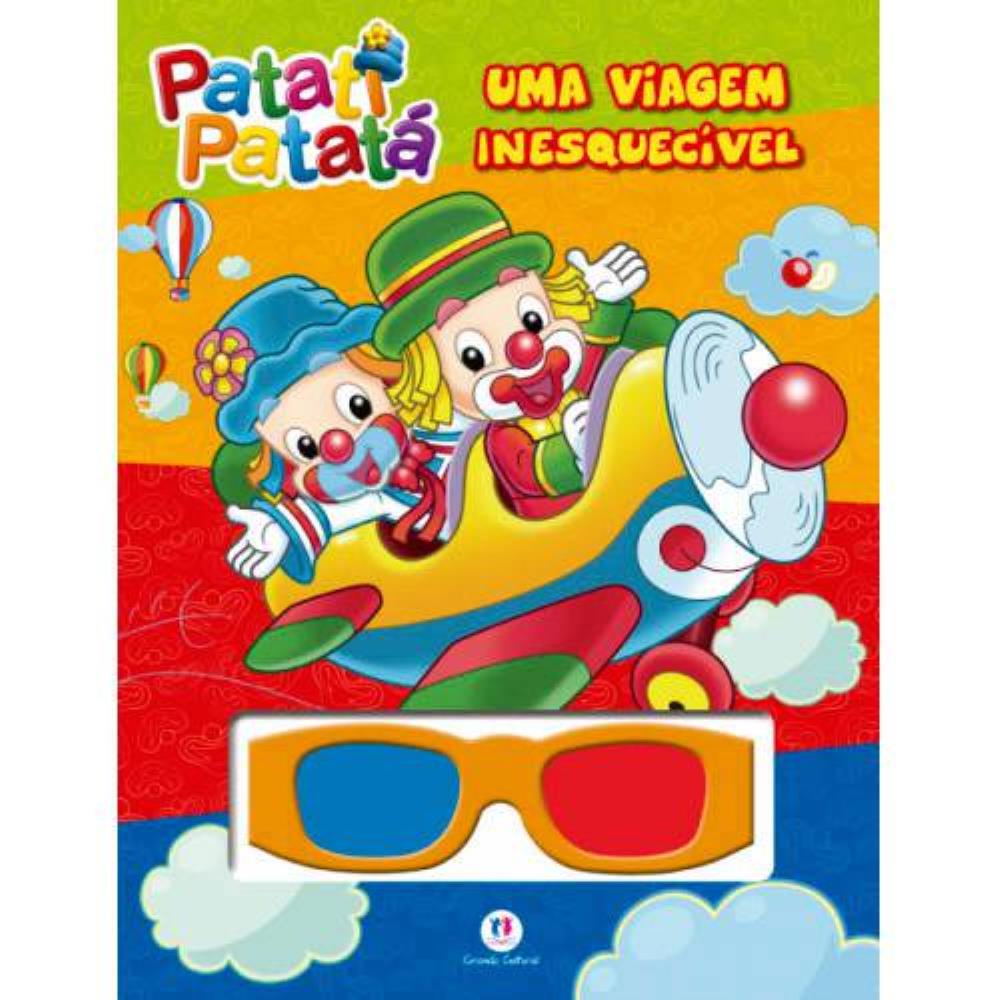 Livro Patati Patatá Uma Viagem Inesquecível 3D | Shopee Brasil