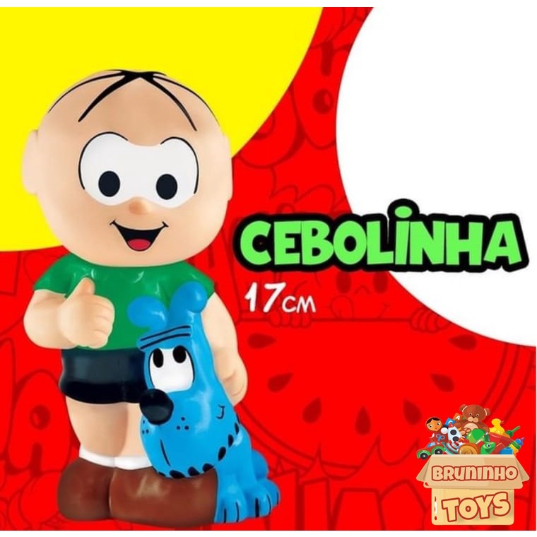 Turma Da Mônica Boneco Cebolinha De Vinil Lider Brinquedos Shopee Brasil 4209