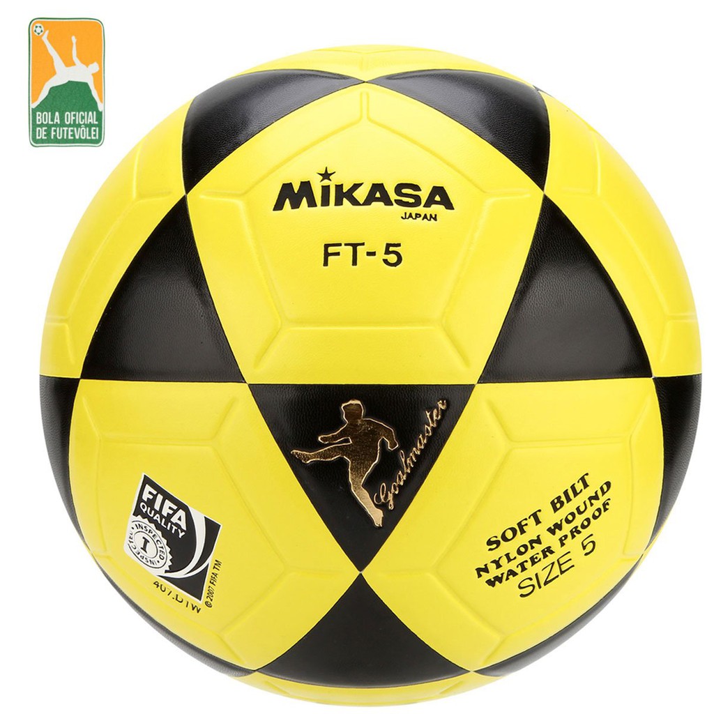 Bola Futevôlei Mikasa FIFA FT-5 (Amarelo e Preto) • Camisa10 FC
