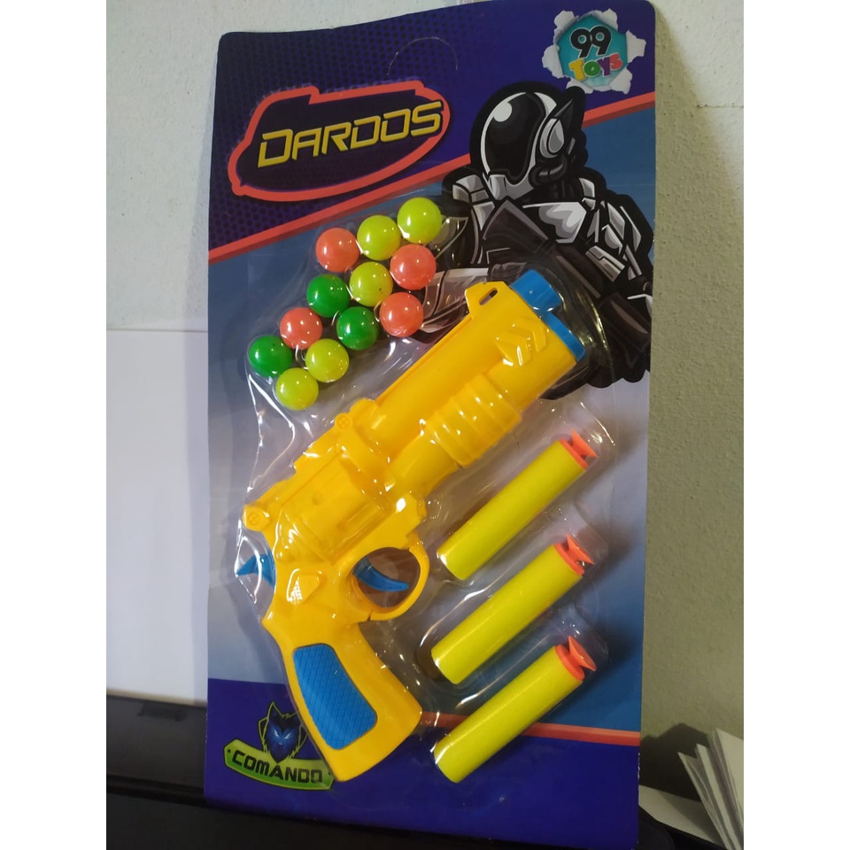 Arminha Brinquedo Lança Dardo Mira Certa Dupla Acao Up Toys